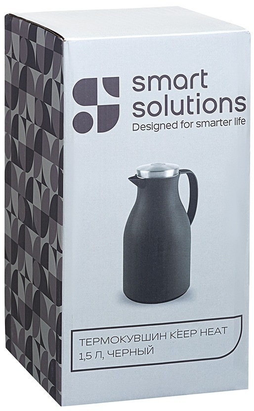 Термокувшин keep heat, 1,5 л, черный (78262)