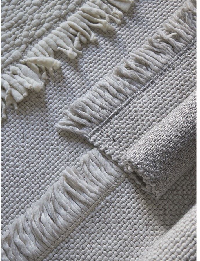 Ковер из переработанного пластика бежевого цвета из коллекции ethnic, 70х160 см (77519)