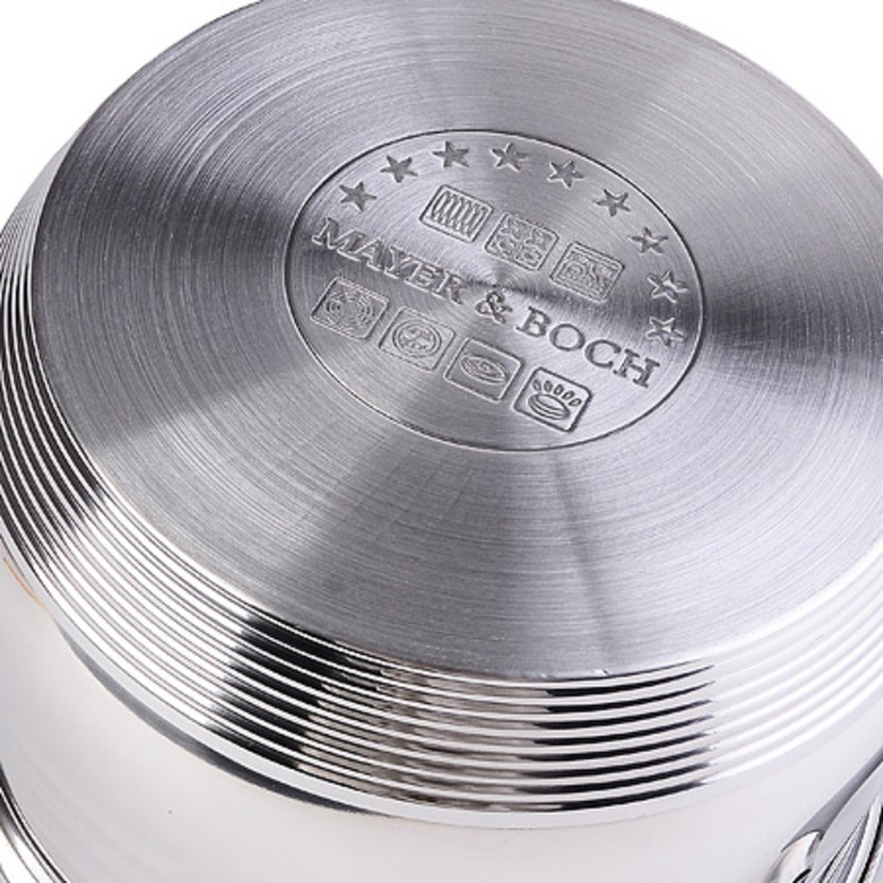 Кастрюля с крышкой 2,1 л с из нержавеющей стали MAYER BOCH (30942)