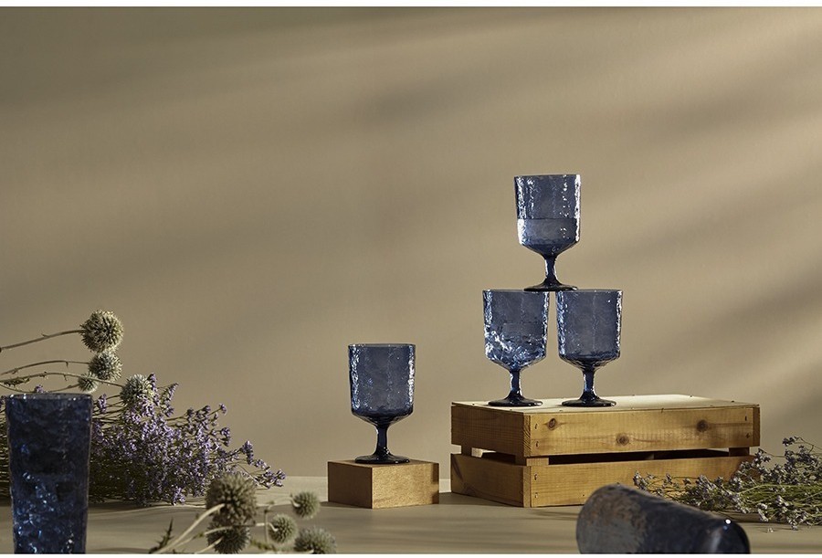 Набор стаканов из акрила arctic, 540 мл, синий, 4 шт. (77576)