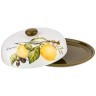 Блюдо для блинов agness "лемон три" 23*10 см (358-1599)