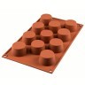 Форма силиконовая для приготовления маффинов mini muffin, 18х30 см (68876)