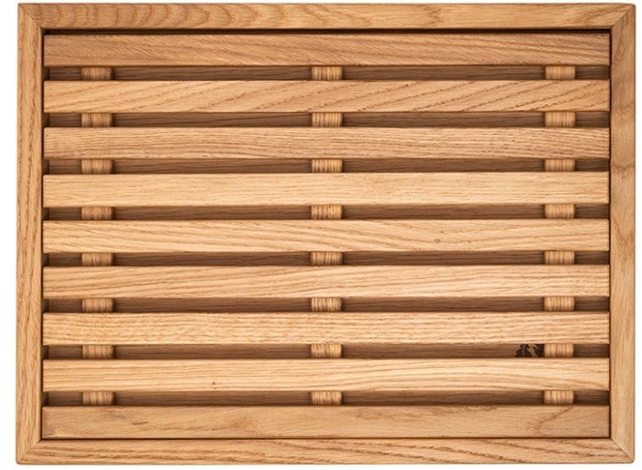 Uneca Доска для хлеба дубовая со съёмной решёткой 37x27x3 ДРБ-940/1