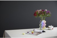 Ваза wavy, 25 см, перламутр (77524)