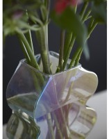 Ваза wavy, 25 см, перламутр (77524)