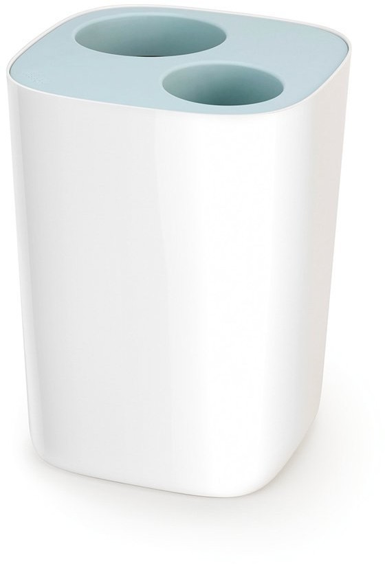 Контейнер мусорный split™, 8 л, бело-голубой (58076)