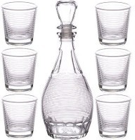 Набор д/вина 7пр&quot;Спираль&quot; графин+6 стак(х4 (1231-Г3)