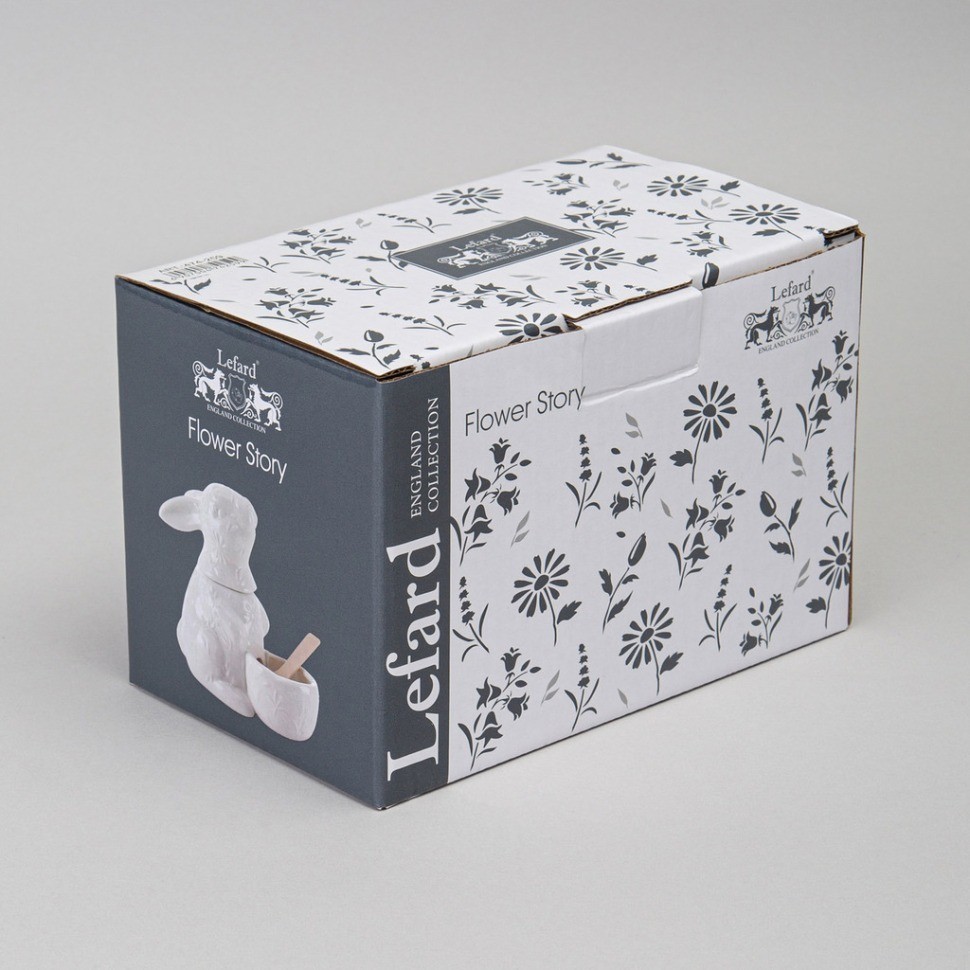 Солонка lefard "flowers story" в форме зайца 16*9*14 см 400 мл (474-259)