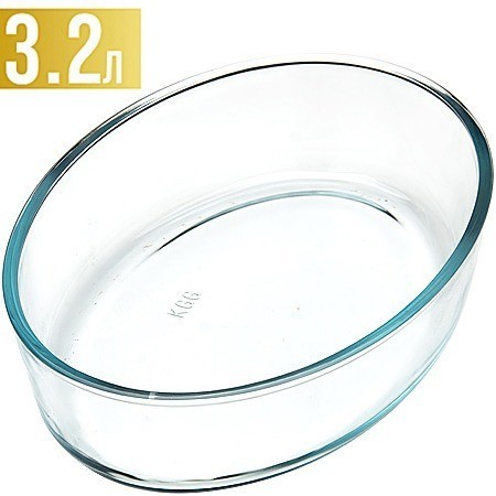 Жаровня стеклянная 3,2 л LORAINE (20670)