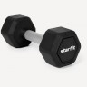 Гантель гексагональная Starfit DB-301PRO 5 кг, обрезиненная, черный (2115109)