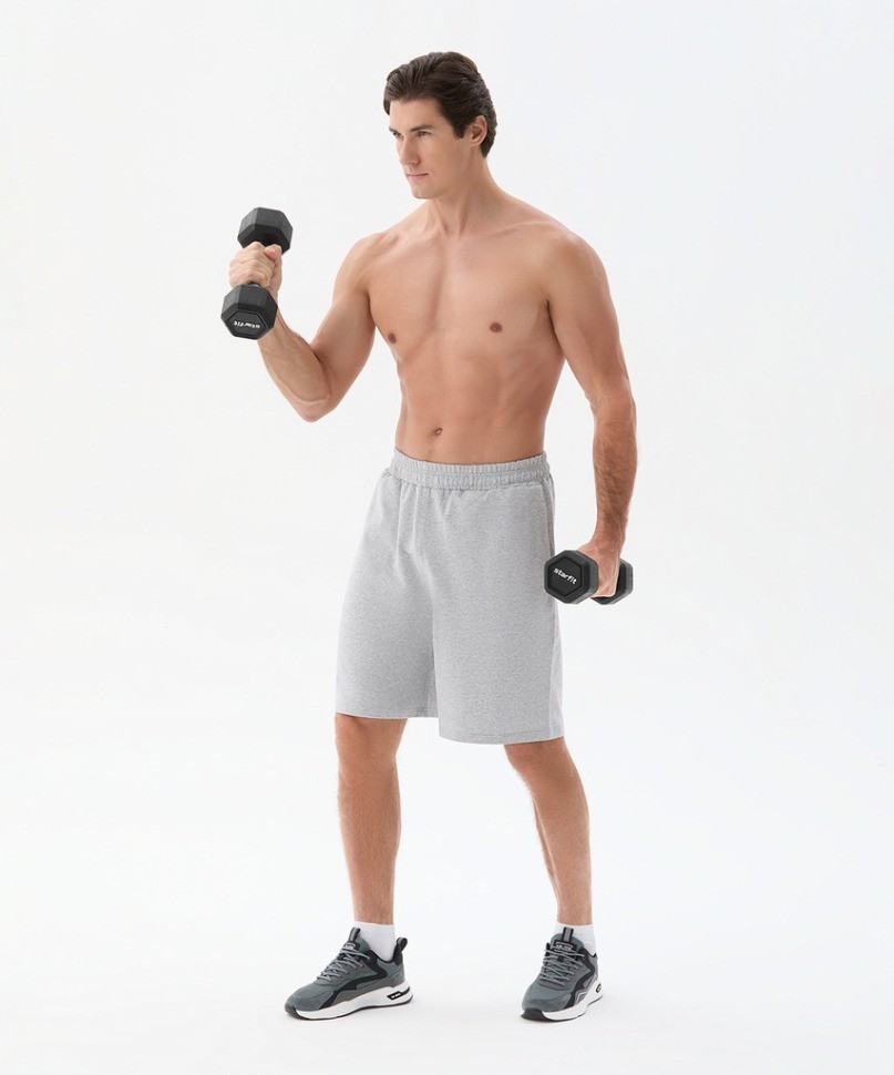 Гантель гексагональная Starfit DB-301PRO 5 кг, обрезиненная, черный (2115109)