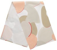 Дорожка на стол из хлопка бежевого цвета с авторским принтом из коллекции freak fruit, 45х150 см (69711)