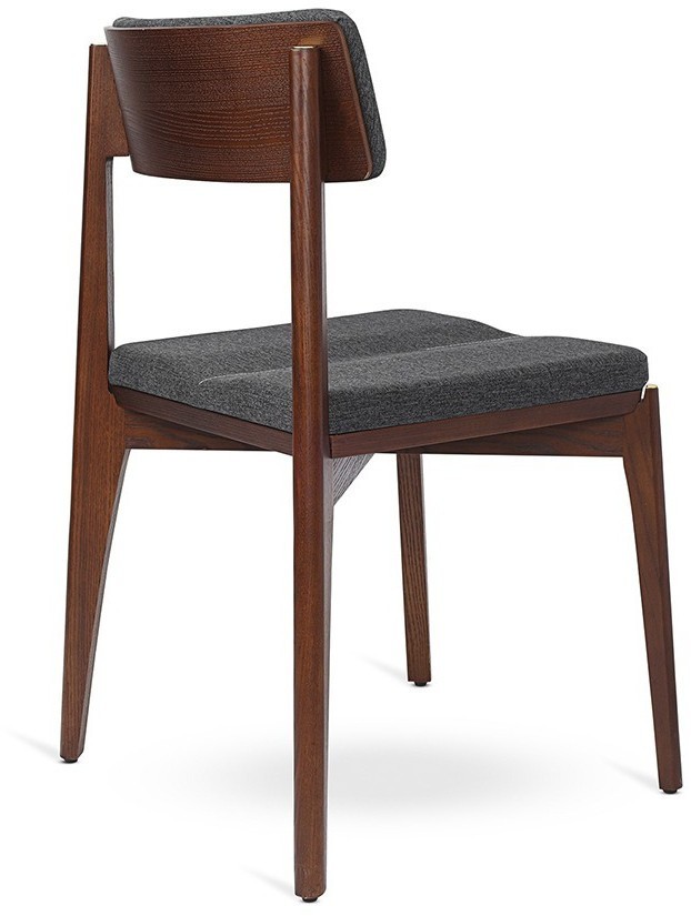 Стул aska, рогожка, орех/мокрый асфальт (77795)