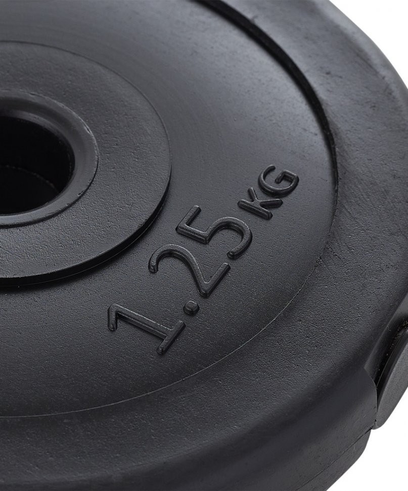 Диск пластиковый BB-203 1,25 кг, d=26 мм, черный (2103430)