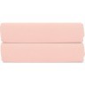 Простыня на резинке цвета пыльной розы из органического стираного хлопка из коллекции essential, 180х200 см (69404)