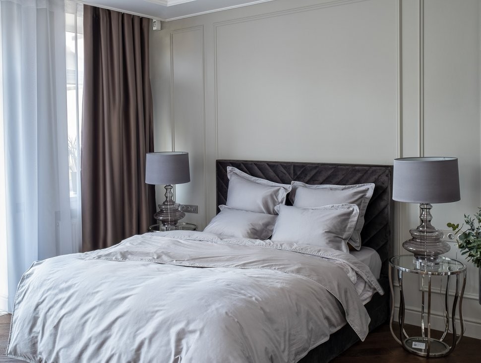 Пододеяльник сатин Мечты серый 215*150 (TT-00007994)