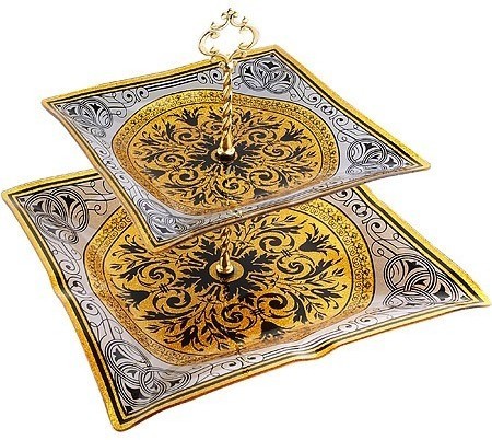 Этажерка 2 уровня, квадрат (7020-305)