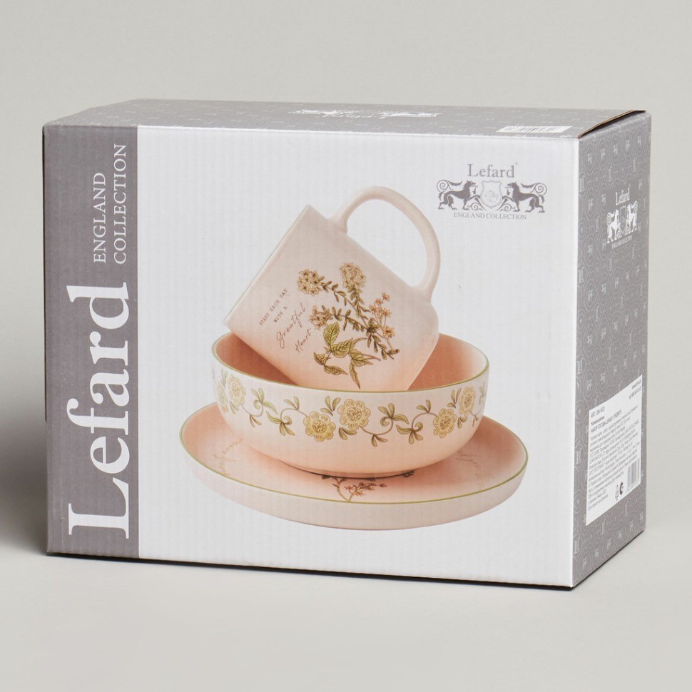 Набор посуды lefard "spring flowers" 3 предмета (260-1033)