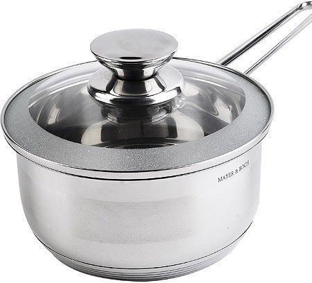Ковш кухонный с крышкой 1,5 л из нержавеющей стали MAYER BOCH (30969)