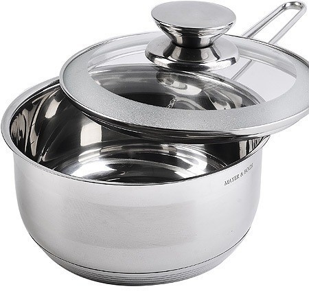 Ковш кухонный с крышкой 1,5 л из нержавеющей стали MAYER BOCH (30969)