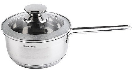 Ковш кухонный с крышкой 1,5 л из нержавеющей стали MAYER BOCH (30969)