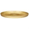 Тарелка "miracle" gold shiny высокий борт  28см АКСАМ (339-390)