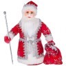 Кукла дед мороз красный высота=40 см в упаковке ООО"Юниопт" (140-317)