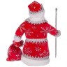 Кукла дед мороз красный высота=40 см в упаковке ООО"Юниопт" (140-317)