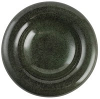Тарелка E743-O-06159/6.5, 16,5 см, керамика, Green/black, ROOMERS TABLEWARE