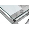 Стол письменный стекло прозр/хром 120*60*78см (TT-00011615)