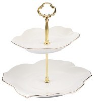 Конфеница этажерка 2 яруса LORAINE (90026-200)