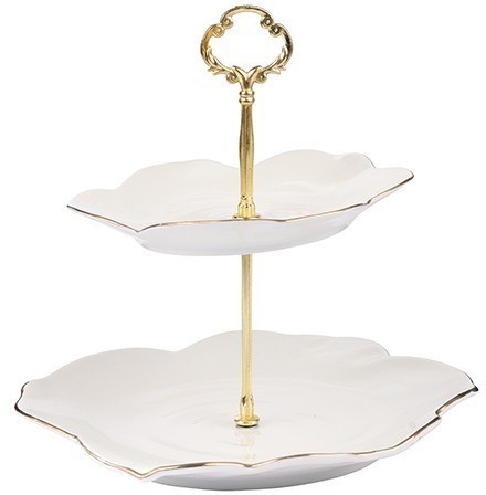 Конфеница этажерка 2 яруса LORAINE (90026-200)