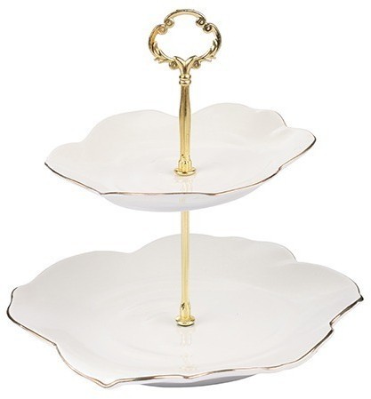 Конфеница этажерка 2 яруса LORAINE (90026-200)