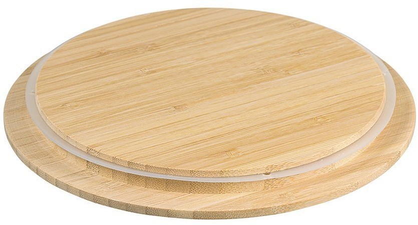 Контейнер для запекания и хранения круглый с крышкой из бамбука, 2,1 л (75130)