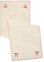 Дорожка на стол fancy bows бежевого цвета из коллекции essential, 45x150 см (79422)