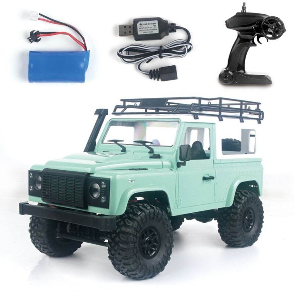 Радиоуправляемый внедорожник Land Rover Defender 4WD 1:12 (MN-90-GREEN)