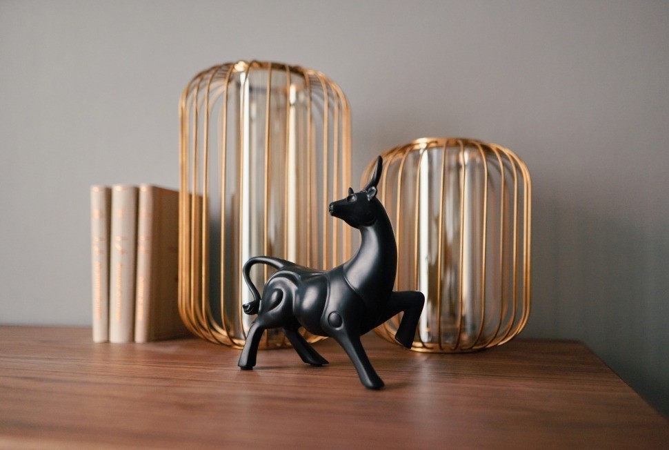 Ваза-подсвечник декоративная металл/стекло d21*25,5см (TT-00001877)