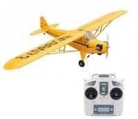 Радиоуправляемый самолет Top RC J3 1400mm Yellow RTF (TOP067C)