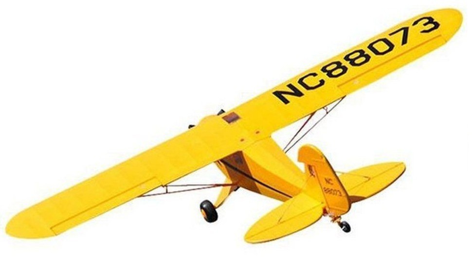 Радиоуправляемый самолет Top RC J3 1400mm Yellow RTF (TOP067C)