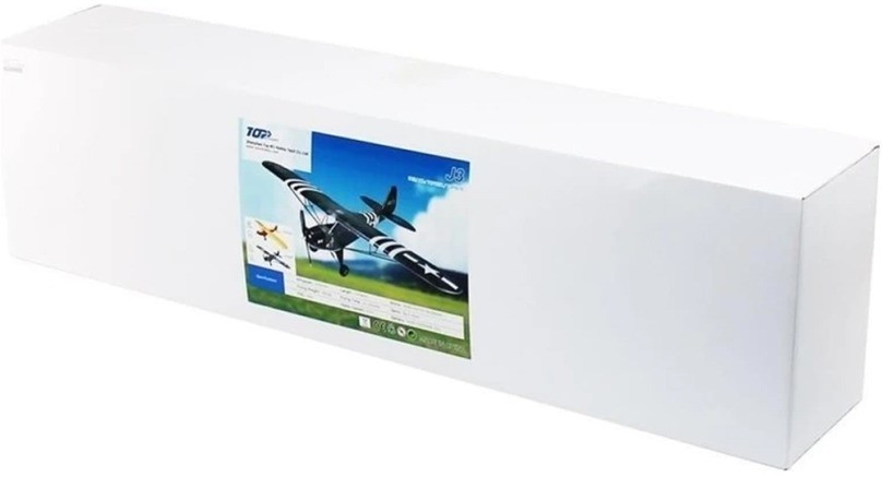 Радиоуправляемый самолет Top RC J3 1400mm Yellow RTF (TOP067C)