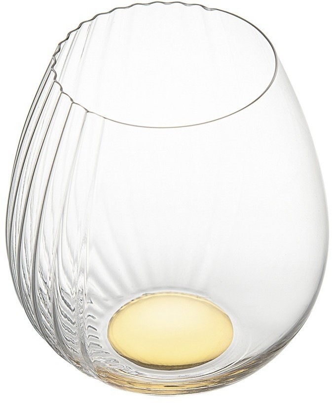 Набор бокалов для вина alice, 610 мл, золотистые, 4 шт. (76606)