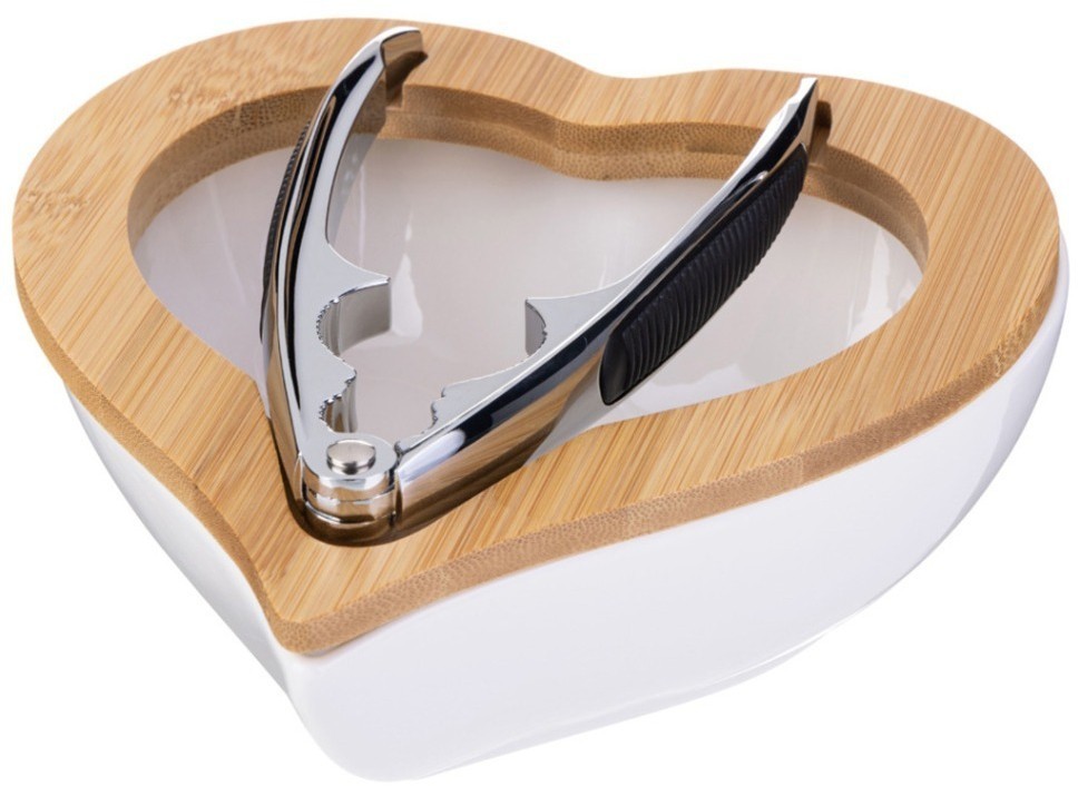 Орехокол lefard "native" 2 пр.: миска 18 см, щипцы для орехов (587-174)