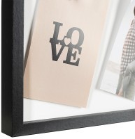 Рамка для фотографий с подсветкой everyday, 23х49 см, черная (76271)