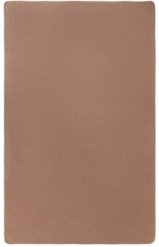 Плед из стираного хлопка цвета мокко из коллекции essential, 130x180 см (79340)