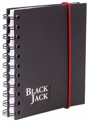Блокнот А6 Brauberg Black Jack 150 листов клетка 125388 (2) (85647)