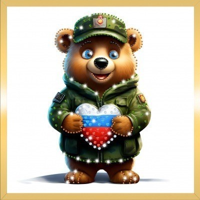 Картина БРИЛЛИАНТЫ НАЦИИ с кристаллами Swarovski (3155)