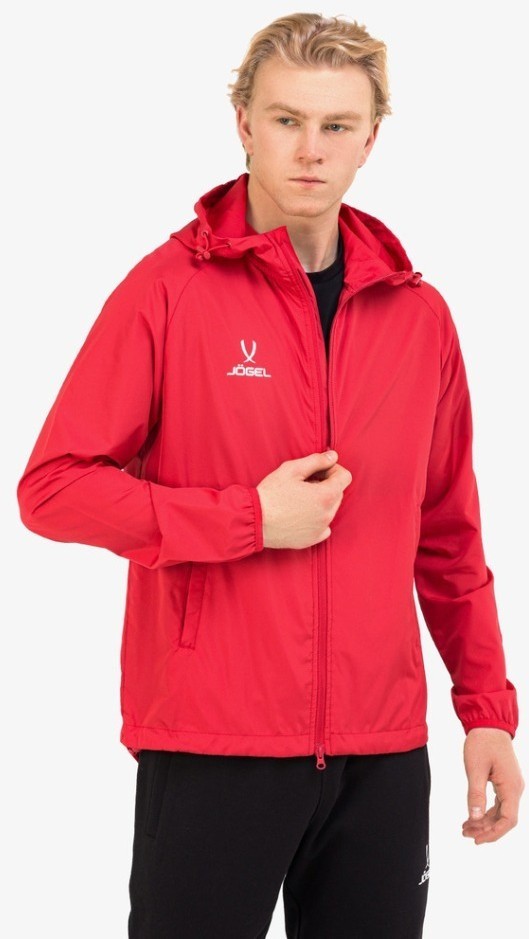 Куртка ветрозащитная JOGEL CAMP Rain Jacket, красный (2095803)