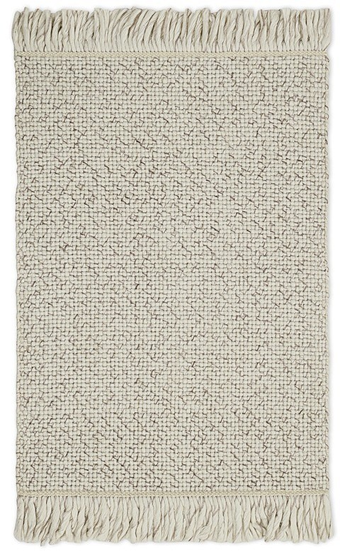 Ковер из переработанного пластика бежевого цвета из коллекции ethnic, 60х90 см (77518)