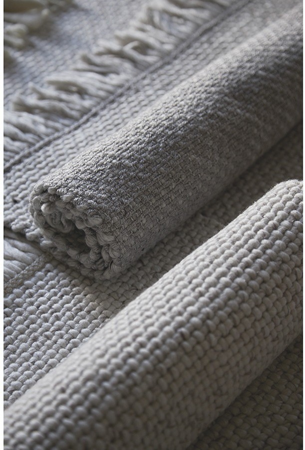 Ковер из переработанного пластика бежевого цвета из коллекции ethnic, 60х90 см (77518)