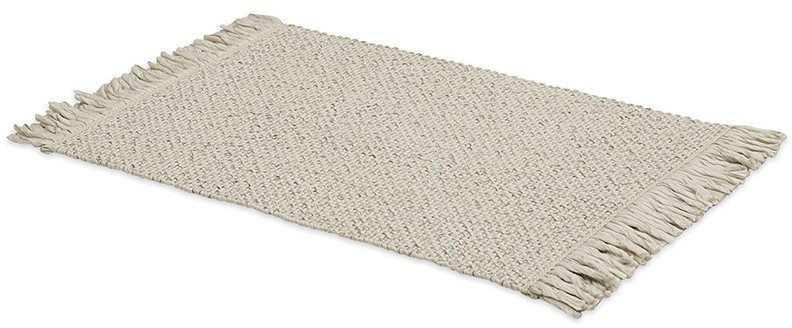 Ковер из переработанного пластика бежевого цвета из коллекции ethnic, 60х90 см (77518)